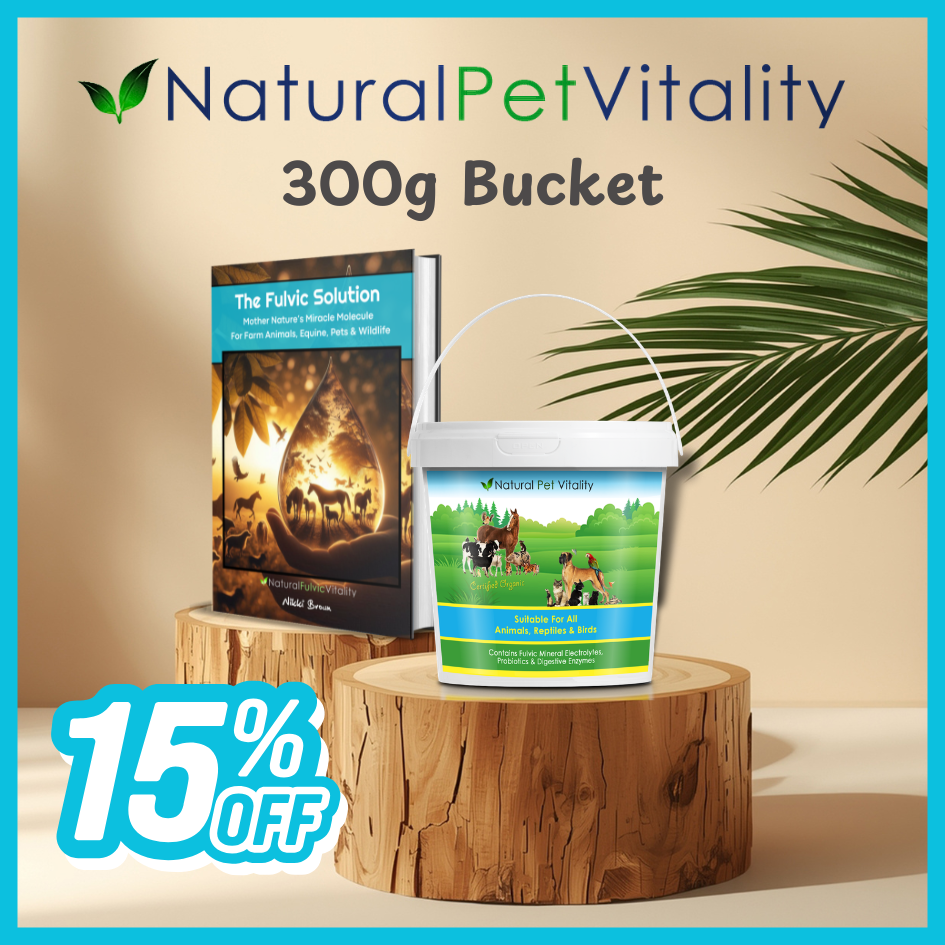 Natural Pet Vitality 300g Baucket with Free eBook