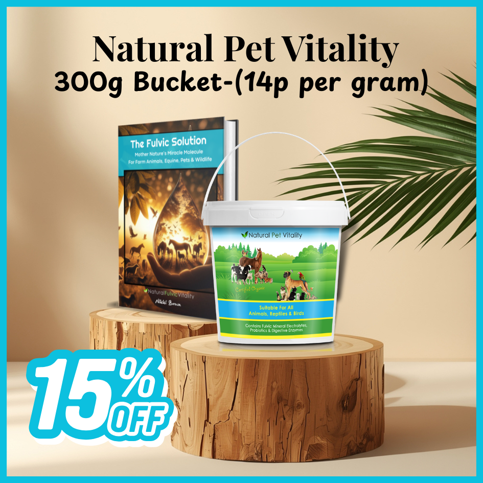 Natural Pet Vitality starter bundle with free eBook for dogs cats horses